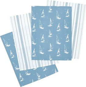 Set di strofinacci in cotone 4 pz 50x70 cm Salcombe Boats – Catherine Lansfield