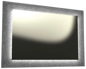 Specchio con illuminazione integrata bagno rettangolare H 62 x P 3 cm