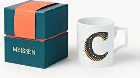 Westwing x MEISSEN, Tazza fatta a mano con motivo decorativo Initials