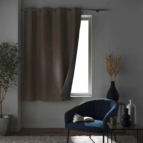 Tenda oscurante marrone 140x180 cm Crepuscule - douceur d'intérieur