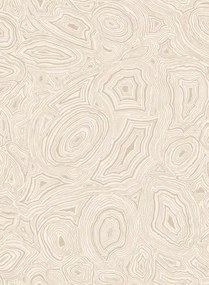 Cole & Son Carta da parati Malachite - Parchment/ Gold
