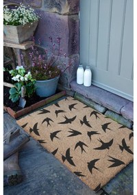 Zerbino in fibre di cocco 40x60 cm Swallows – Artsy Doormats