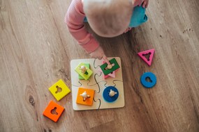 Puzzle creativo da impilare