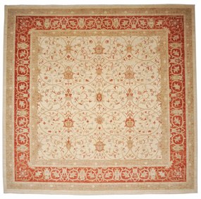 Ziegler Tappeto 290x300 Beige (Pakistan) Annodato A Mano
