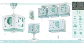 Dalber D-63238H - Applique per bambini MOONLIGHT 1xE27/60W/230V
