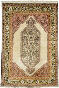 Cashmere Silk Tappeto orientale 150 x 100 Beige (Indian) Annodato A Mano