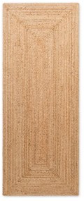Passatoia di colore naturale in iuta reversibile e tessuta a mano 80x200 cm Sharmila Natural Brown – Hanse Home