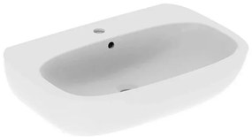 Lavabo sospeso 70 cm Geberit bianco lucido monoforo Fantasia
