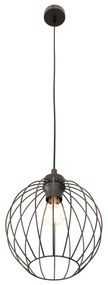 Sospensione Minimal Industrial Hathor 1 Luce Nera