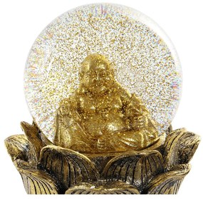 Statua Decorativa DKD Home Decor Resina Vetro Buddha (2 pezzi) (15 x 15 x 16 cm)