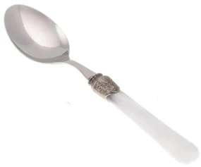 Rivadossi Penelope Blu - Posto Tavola, 4 Pezzi - 100% Made in Italy, Artigianalità e Design - Acciaio Inox 18/10