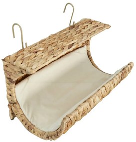 Cuccia per gatti con cuscino giacinto d&#039;acqua 35x18x18 cm