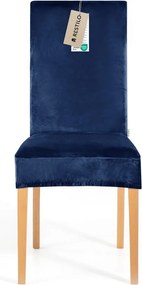 Coprisedia blu con rivestimento elastico per sedie 48 cm Sento – Restilo