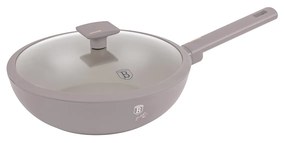 Wok 28 cm con coperchio taupe Berlinger Haus