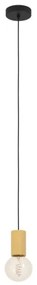 Eglo 900801 - Lampadario a sospensione con filo POZUETA 1xE27/40W/230V marrone