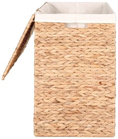Cesta per il bucato di colore naturale in giacinto d'acqua Passo – House Nordic