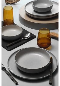 Set di piatti 18 pezzi grigio/porcellana