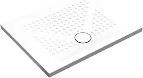 Piatto doccia in ceramica PUNTO bianco L 90 x L 70 x H 3.5 cm opaco