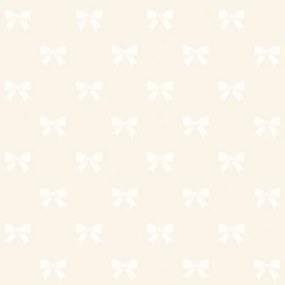 Carta da parati Fiocchi beige, 53 cm x 10.05 m