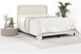 Letto boxspring crema 160x200 cm Dove - Maison de Rêve
