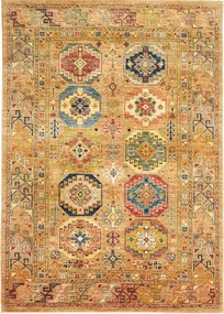 Samarkand Tappeto 210x150 Marrone (Pakistan) Annodato A Mano