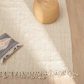 Tappeto color crema in iuta 160x230 cm Altea – Ixia