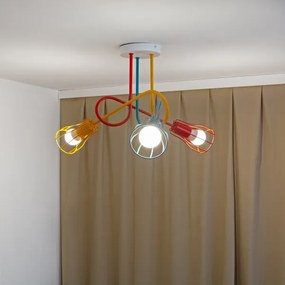 Lampadario a plafone OXFORD 3xE27/15W/230V