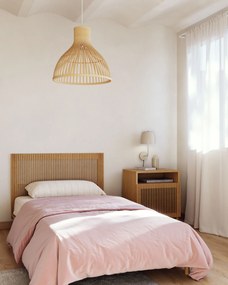 Kave Home - Testiera Beyla in legno massello di frassino per letto da 90 cm FSC 100%