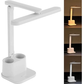 Lampada da tavolo LED dimmerabile con funzione Touch BARI LED/6W/230V bianco