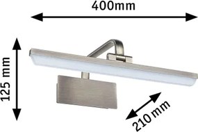 Paulmann 95569 - LED/9,5W Lampada per quadri RENAN 230V 40 cm ottone