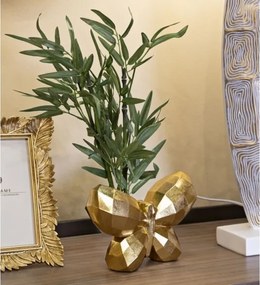 Vaso Butterfly Gold Cm 22,5X8X15