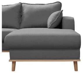 Divano angolare grigio (angolo destro) Beata - Ropez