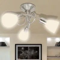 Lampada da Soffitto con Diffusori in Vetro per 3 lampadine E14 240983