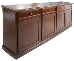 CECILY - credenza in legno cm 205 x 42 x 86 h