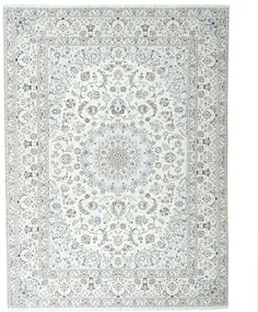 Nain Tappeto persiano 410x300 Beige (Iran) Annodato A Mano