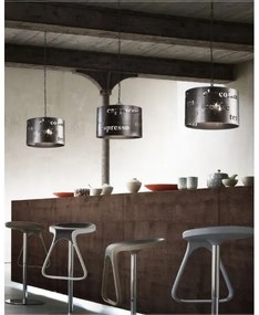 Redo 01-938 - Lampadario a sospensione con filo BISTRO 3xE27/42W/230V