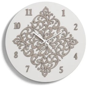 Orologio da parete moderno ROMBO in legno taglio laser D50 BRC