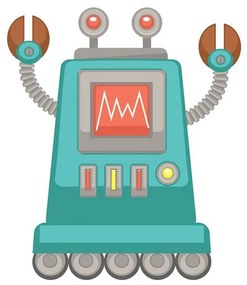 Quadro su tela – Per piccoli amanti dei robot