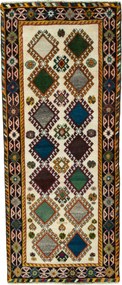 Gabbeh Tappeto persiano 180x70 Beige (Iran) Annodato A Mano
