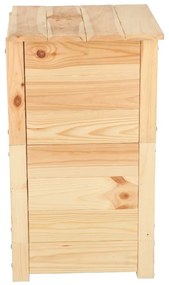 Compostiera in colore naturale Worm - Esschert Design