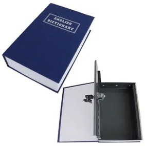 Cassetta di sicurezza a forma di Libro Bensontools 24 x 15,5 x 5,5 cm Nero Acciaio