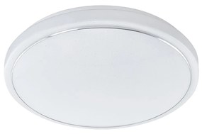 Plafoniera Moderna Star Plastica Bianco Led Integrato 18W 3000/4000/6000K
