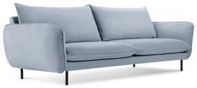 Divano in velluto azzurro 200 cm Vienna - Cosmopolitan Design
