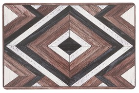 Tovaglietta in PVC chiara con stampa Parquet