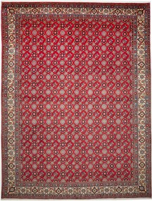 Varamin Tappeto persiano 390 x 290 Rosso (Iran) Annodato A Mano