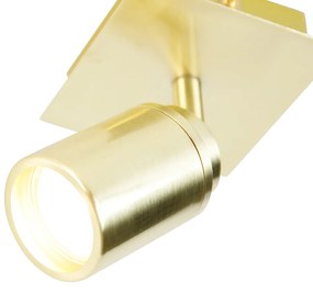 Faretto da bagno moderno in ottone quadrato IP44 - Ducha