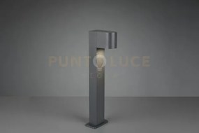 Roya palo da esterno fusione alluminio stondata antracite ip44 h.50...