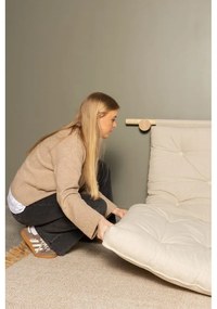 Divano di colore naturale allungabile con rivestimento in lino 135 cm Hooked – Karup Design