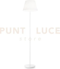 Cylinder lampada da terra in metallo e vetro 2 luci attacco e27