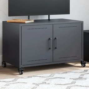 Mobile Tv Antracite 68x39x43,5 Cm İn Acciaio Laminato A Freddo /